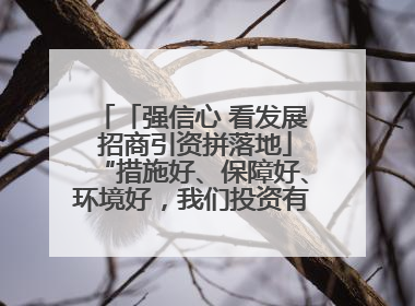 「强信心 看发展 招商引资拼落地」“措施好、保障好、环境好，我们投资有信心”——平凉工业园区医药原料绿色制造项目见闻