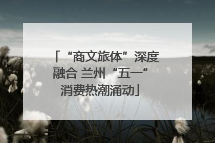 “商文旅体”深度融合 兰州“五一”消费热潮涌动