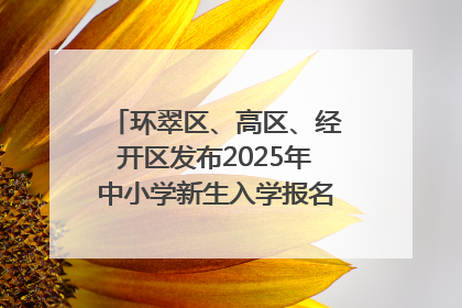 环翠区、高区、经开区发布2025年中小学新生入学报名通知！可通过“爱山东”App办理！