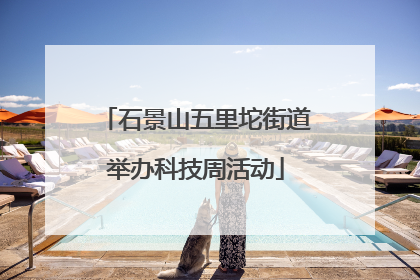 石景山五里坨街道举办科技周活动