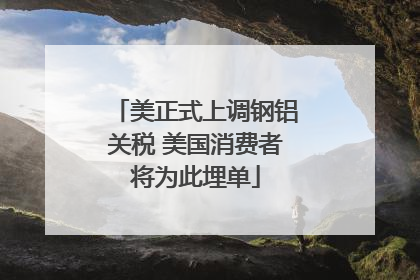 美正式上调钢铝关税 美国消费者将为此埋单