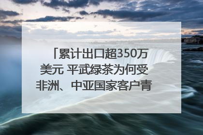 累计出口超350万美元 平武绿茶为何受非洲、中亚国家客户青睐？｜发布会观察