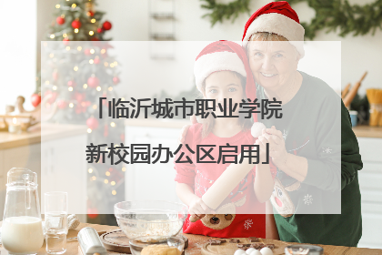 临沂城市职业学院新校园办公区启用