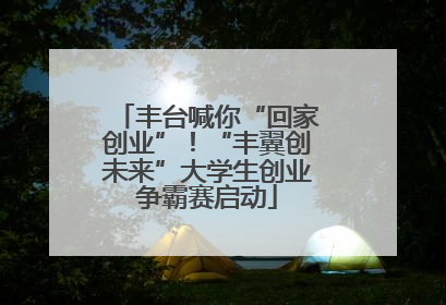 丰台喊你“回家创业”！“丰翼创未来”大学生创业争霸赛启动
