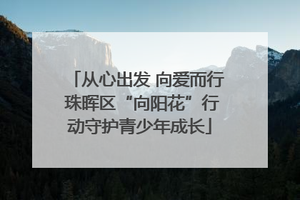 从心出发 向爱而行 珠晖区“向阳花”行动守护青少年成长