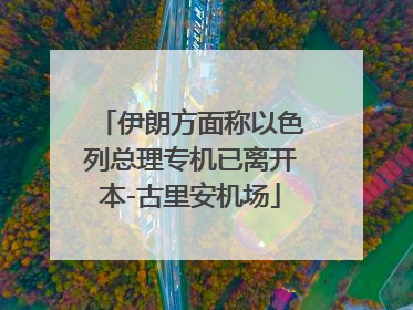 伊朗方面称以色列总理专机已离开本-古里安机场