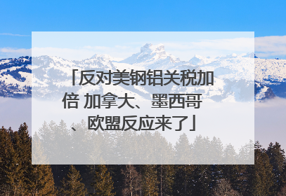 反对美钢铝关税加倍 加拿大、墨西哥、欧盟反应来了