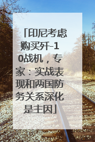 印尼考虑购买歼-10战机，专家：实战表现和两国防务关系深化是主因
