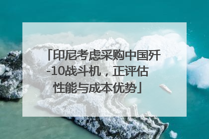 印尼考虑采购中国歼-10战斗机，正评估性能与成本优势