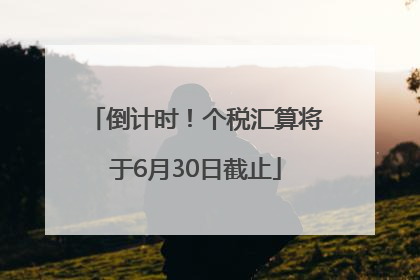 倒计时！个税汇算将于6月30日截止