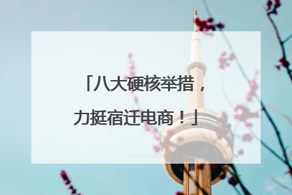八大硬核举措，力挺宿迁电商！
