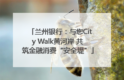 兰州银行：与您City Walk黄河岸 共筑金融消费“安全堤”