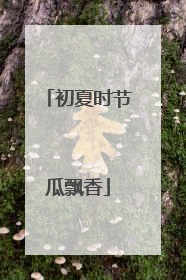 初夏时节瓜飘香