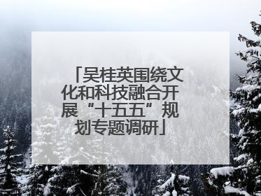 吴桂英围绕文化和科技融合开展“十五五”规划专题调研
