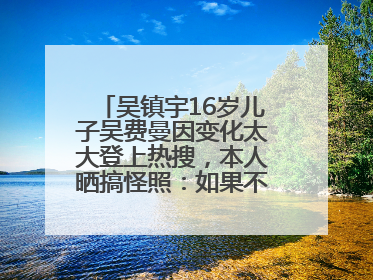 吴镇宇16岁儿子吴费曼因变化太大登上热搜，本人晒搞怪照：如果不喜欢现在的我可以离开