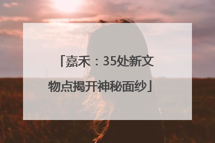 嘉禾：35处新文物点揭开神秘面纱