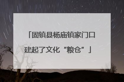 固镇县杨庙镇家门口建起了文化“粮仓”
