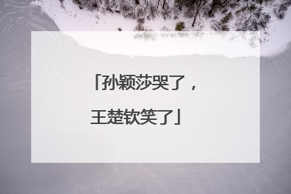 孙颖莎哭了，王楚钦笑了