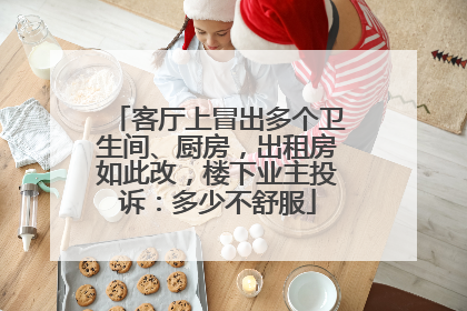 客厅上冒出多个卫生间、厨房，出租房如此改，楼下业主投诉：多少不舒服