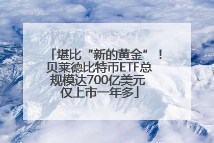 堪比“新的黄金”！贝莱德比特币ETF总规模达700亿美元 仅上市一年多