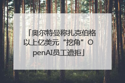 奥尔特曼称扎克伯格以上亿美元“挖角”OpenAI员工遭拒