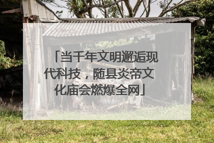 当千年文明邂逅现代科技，随县炎帝文化庙会燃爆全网