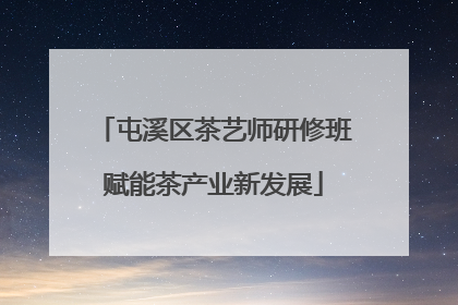 屯溪区茶艺师研修班赋能茶产业新发展