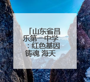 山东省昌乐第一中学：红色基因铸魂 海天梦想领航