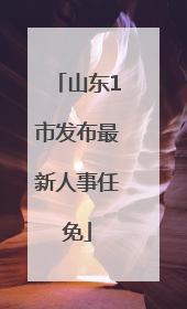 山东1市发布最新人事任免