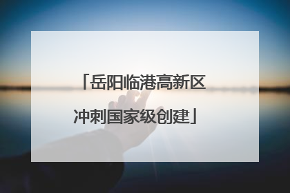 岳阳临港高新区冲刺国家级创建
