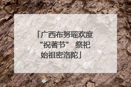 广西布努瑶欢度“祝著节” 祭祀始祖密洛陀