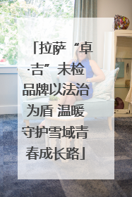 拉萨“卓·吉”未检品牌以法治为盾 温暖守护雪域青春成长路