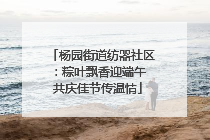 杨园街道纺器社区：粽叶飘香迎端午 共庆佳节传温情