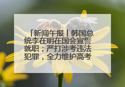 新闻午报丨韩国总统李在明在国会宣誓就职；严打涉考违法犯罪，全力维护高考安全公平考试环境