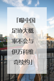曝中国足协大概率不会与伊万科维奇续约