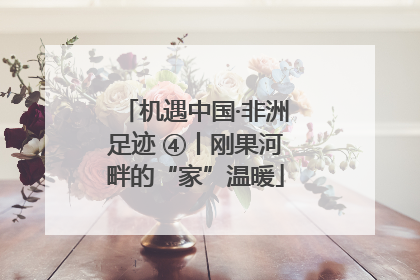 机遇中国·非洲足迹 ④丨刚果河畔的“家”温暖