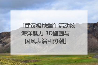 武汉极地端午活动炫海洋魅力 3D壁画与国风表演引热潮