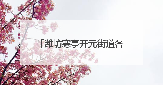 潍坊寒亭开元街道各社区邻里共享端午