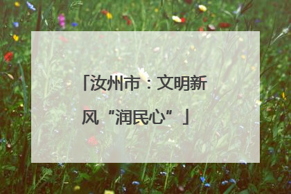汝州市：文明新风“润民心”