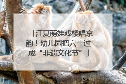 江夏萌娃戏楼唱京韵！幼儿园把六一过成“非遗文化节”