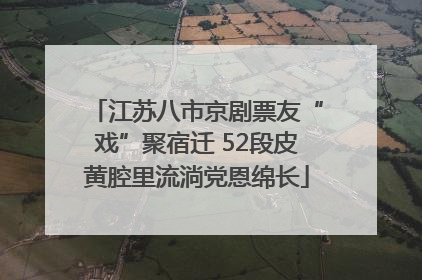 江苏八市京剧票友“戏”聚宿迁 52段皮黄腔里流淌党恩绵长