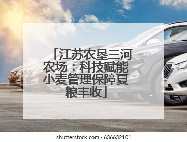 江苏农垦三河农场：科技赋能小麦管理保障夏粮丰收
