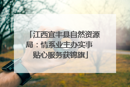 江西宜丰县自然资源局：情系业主办实事 贴心服务获锦旗