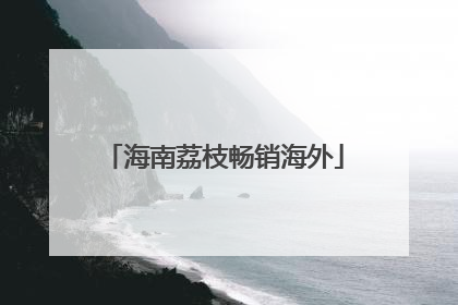 海南荔枝畅销海外