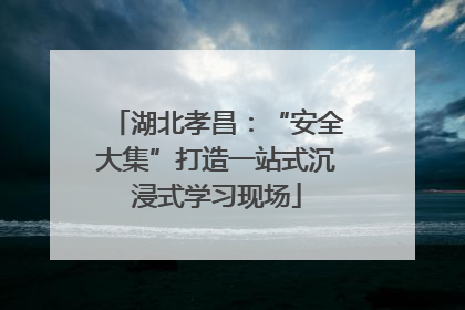 湖北孝昌：“安全大集”打造一站式沉浸式学习现场