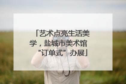 艺术点亮生活美学，盐城市美术馆“订单式”办展