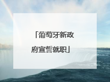 葡萄牙新政府宣誓就职