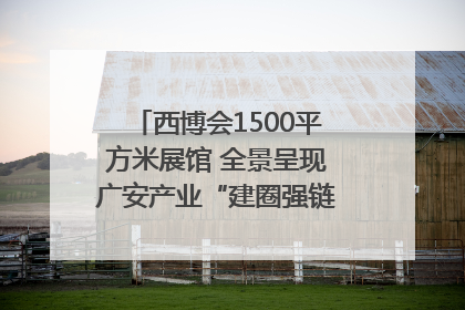 西博会1500平方米展馆 全景呈现广安产业“建圈强链”｜西博视界