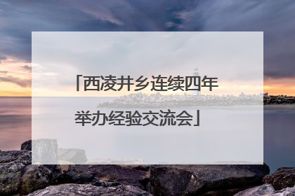 西凌井乡连续四年举办经验交流会