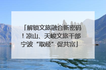解锁文旅融合新密码！凉山、天峻文旅干部宁波“取经”促共富